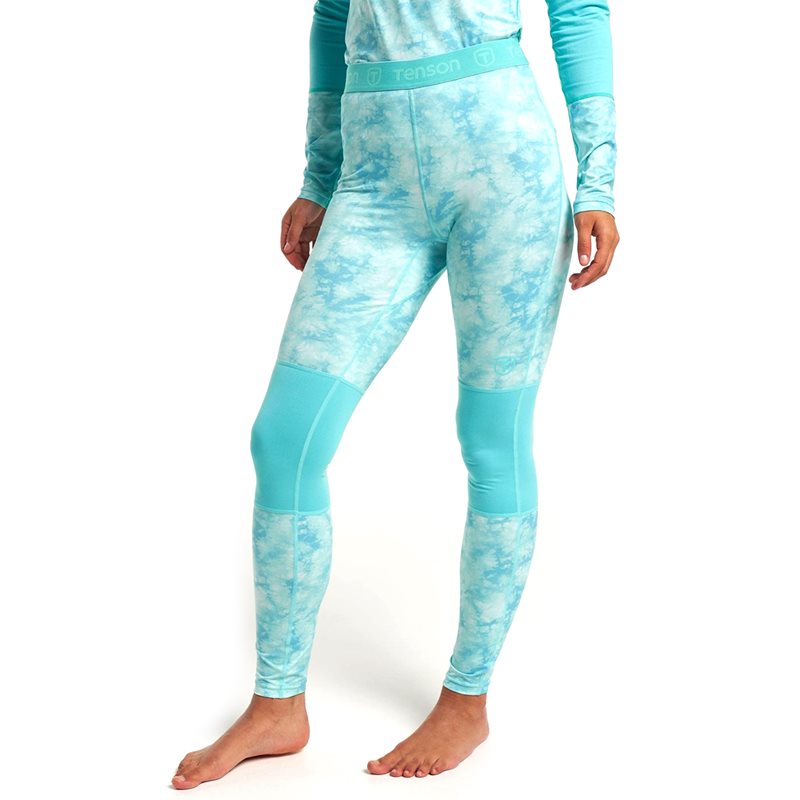 Tenson Baselayer Tights Women Nebulosa - Turquoise - L