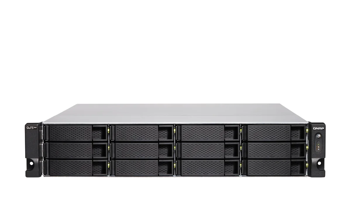 QNAP TS-H1886XU-RP-R2-D1622-32G - NAS-palvelin, Musta/Harmaa