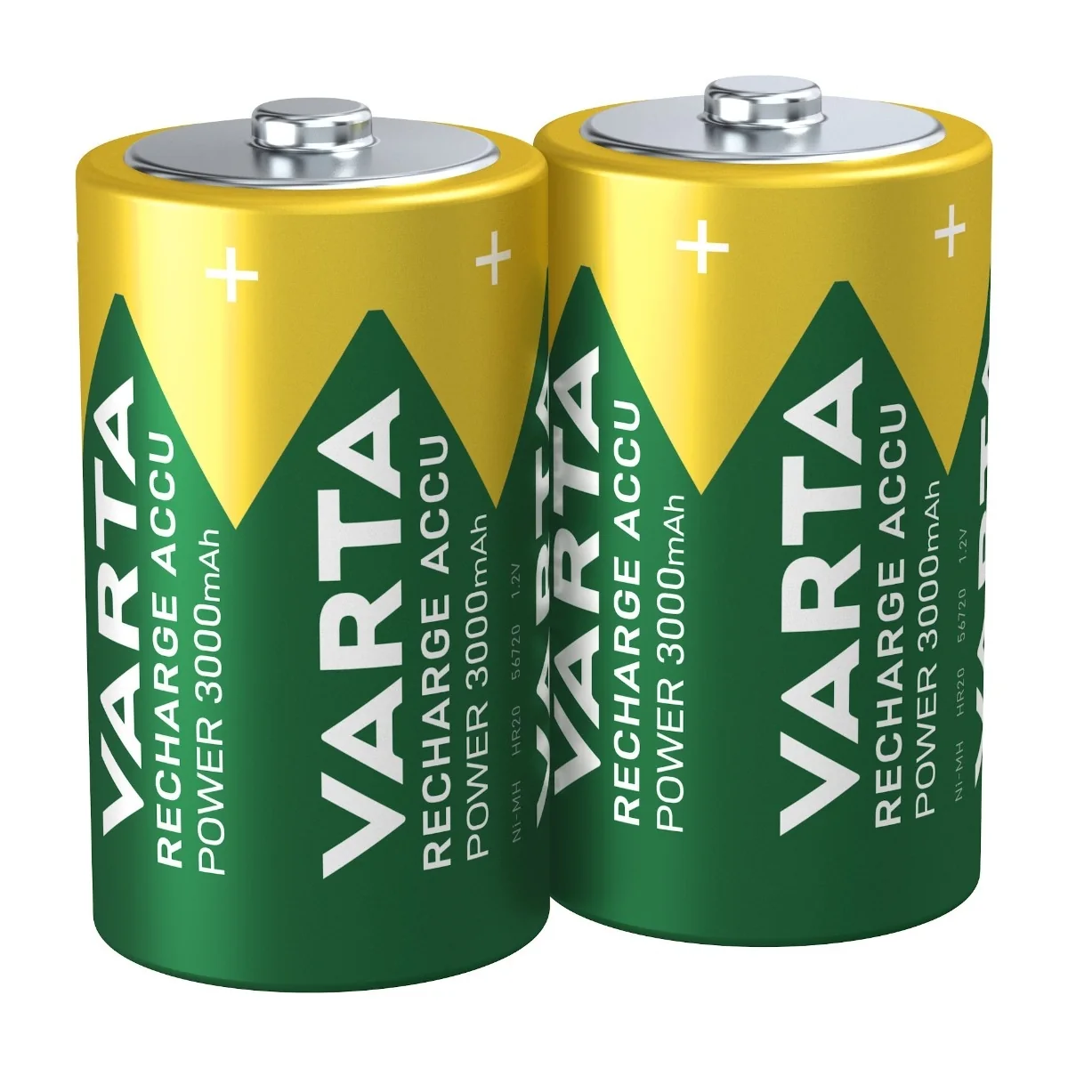 VARTA battery rechargeable D 3000mah 2-pack