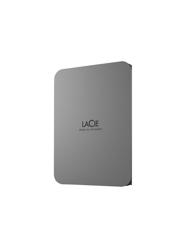 LaCie Mobile Drive Secure - Ulkoiset kovalevyt - 5TB - Harmaa