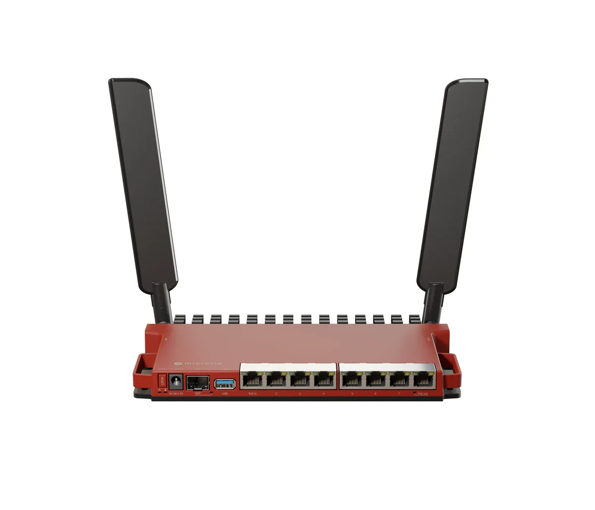 MikroTik L009UiGS-2HaxD-IN -reititin, Wi-Fi 6, PoE, punainen