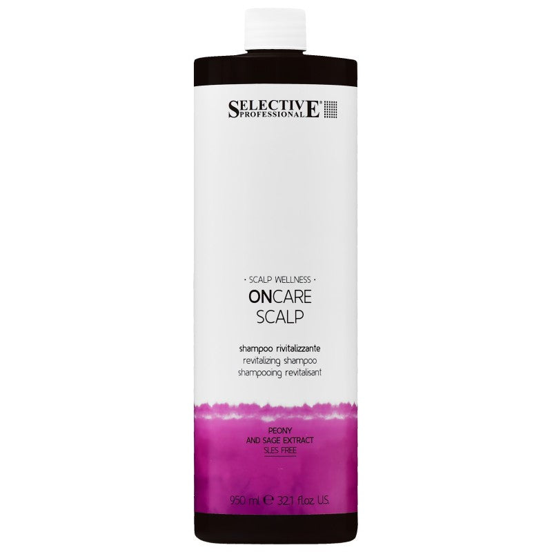 Elvyttävä shampoo hiuspohjalle Selective OnCare 950 ml