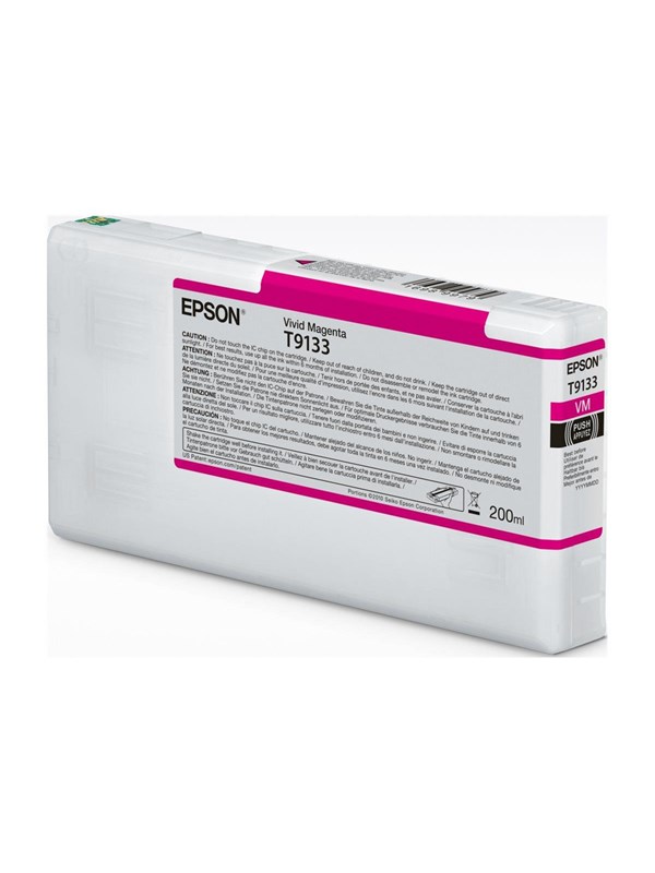Epson Muste Vivid Magenta T9133 200ml - P5000