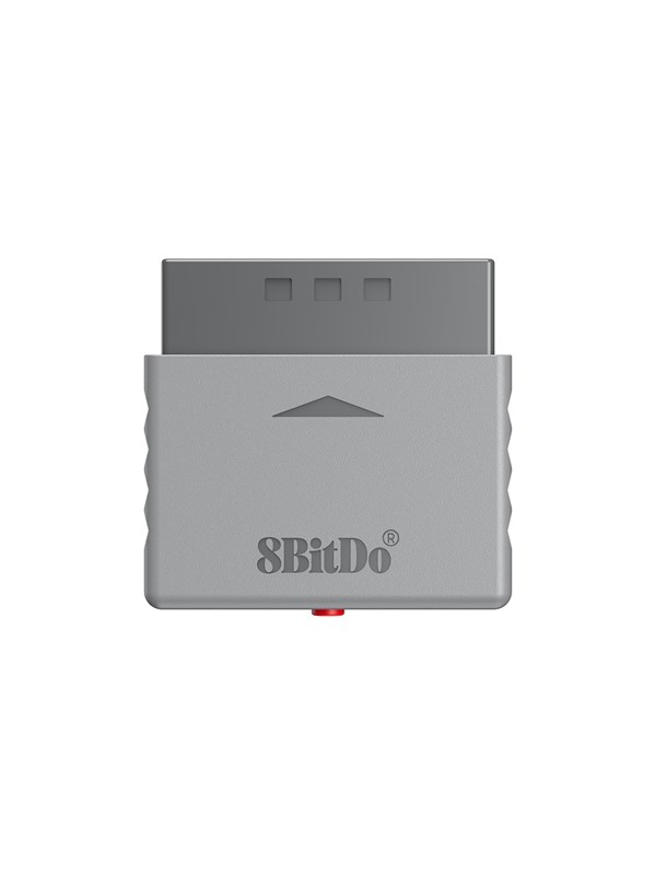 8Bitdo Retro Received, PC-sovitin, PlayStation 2, Grey, DualShock 4, DualSense ja DualSense Edge -ohjaimet Xbox One, Series, Elite Series 2, Elite..., 56 mm, 24 mm