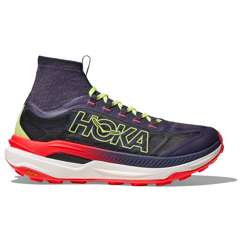 Hoka W Tecton X 3 Squid Ink/Neon Flame - 40