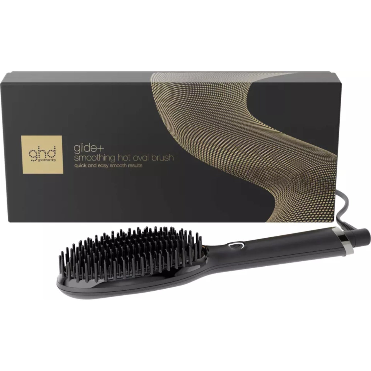 ghd Glide+ Smoothing Hot Brush Black - 1 pcs