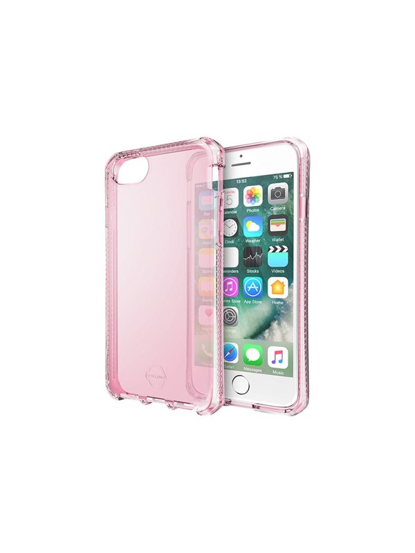 ITSKINS SPECTRUM CLEAR suojakuori iPhone 8 / 7 / 6s / 6®. Vaaleanpunainen