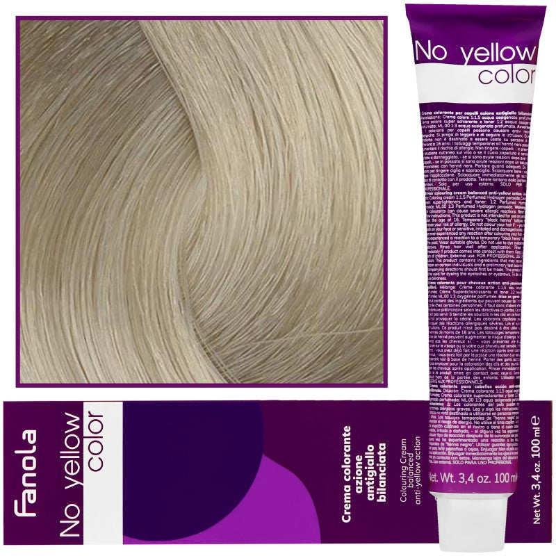 Fanola No Yellow Color Crema Colorante 10 Ghiaccio 100 ml — Crema colorante