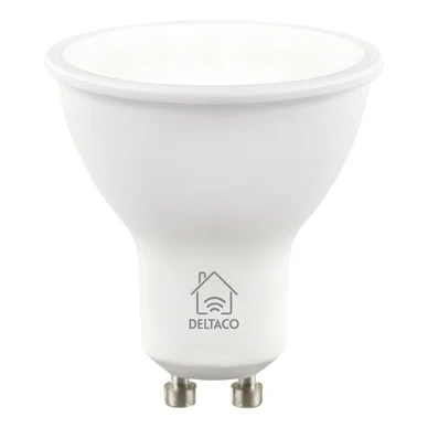 DELTACO Smart Home älylamppu GU10, valkoinen CCT, 2700–6500K SH-LGU10CCTC Vastaa: N/A