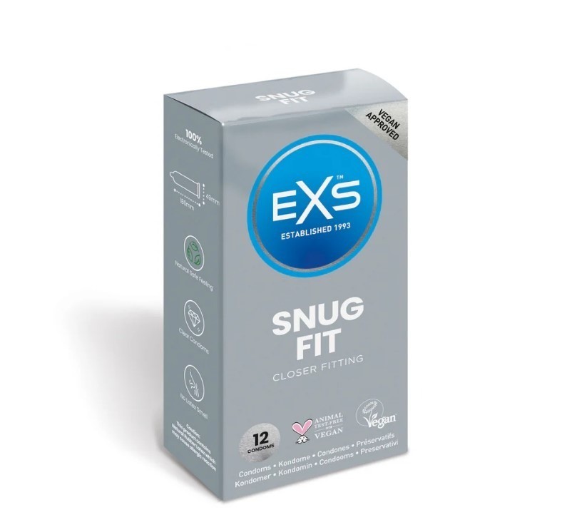 EXS Snug Fit kondomit 12 kpl