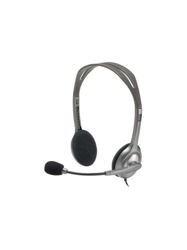 Logitech H110 Stereo Headset - Grey