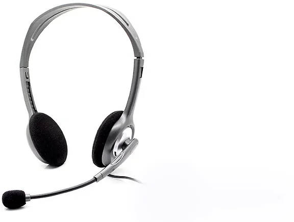 Logitech H110 Stereo Headset - Grey