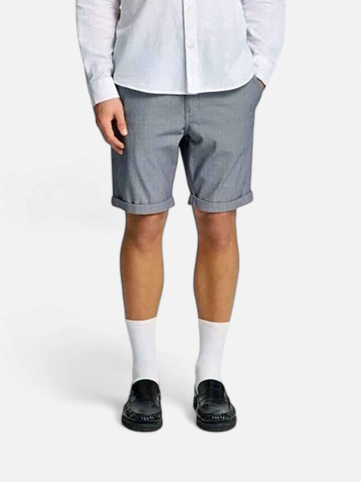 Selected miesten shortsit Luton SlhSlim Flex, Oceana W. Oatmeal