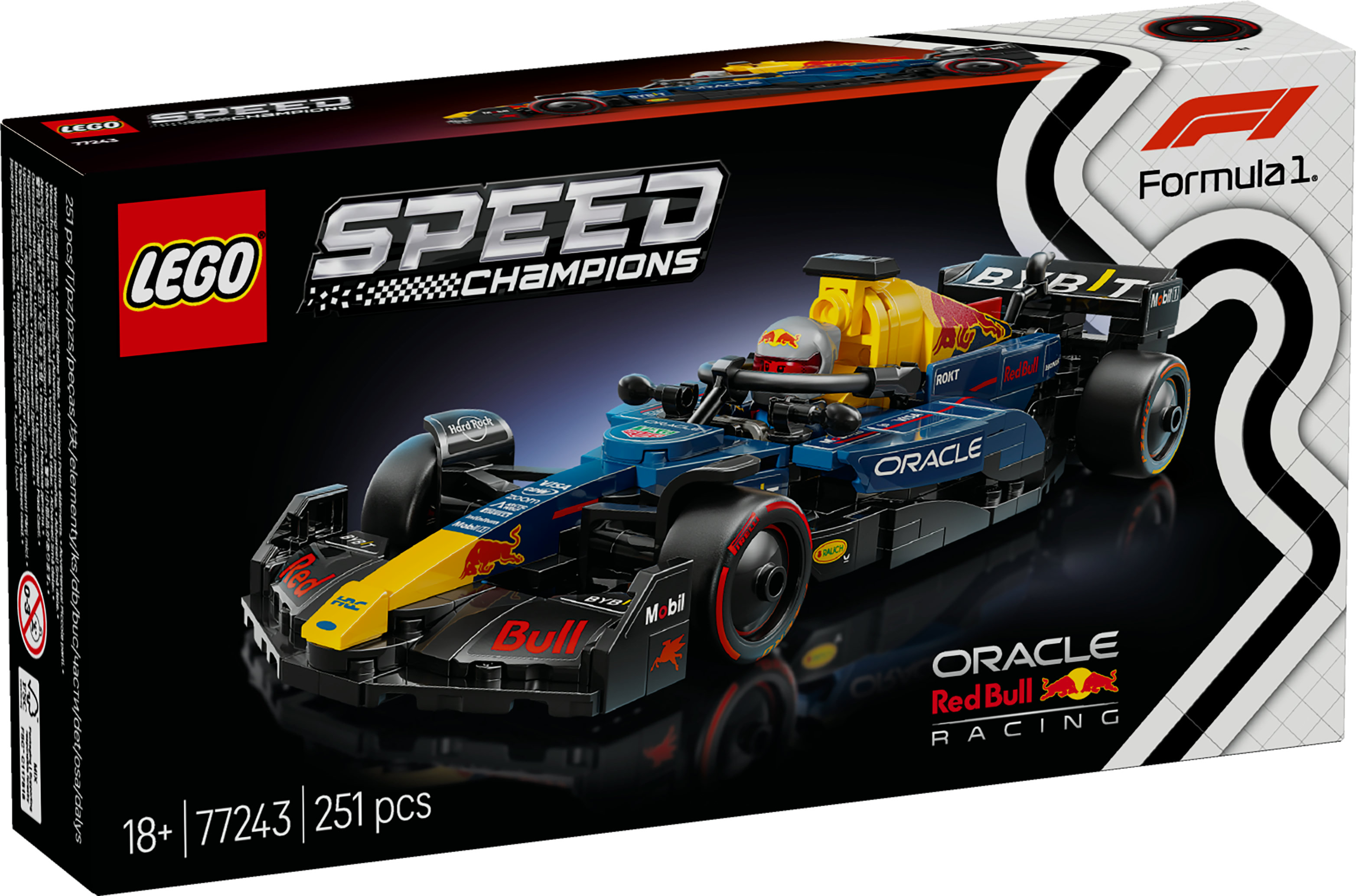 LEGO Speed Champions 77243 Oracle Red Bull Racing RB20 F1® ‐kilpa-auto