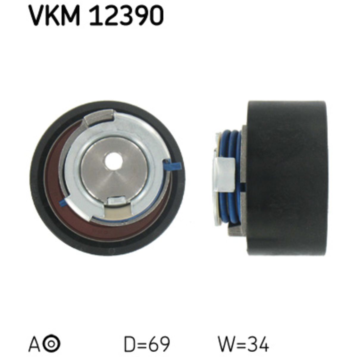 Kiristysrulla, hammashihnat SKF VKM 12390
