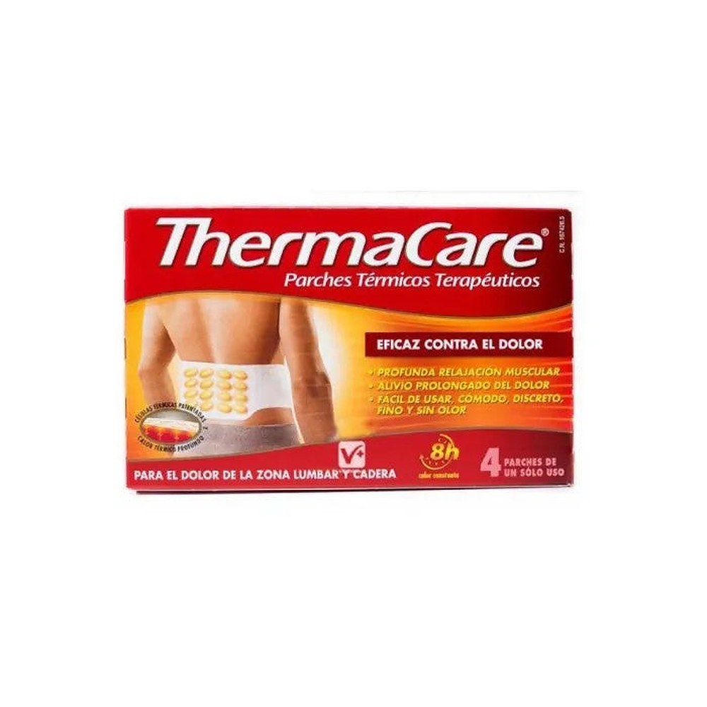 Thermacare Lämpökääreet alaselässä ja lantiossa 4 yksikköä