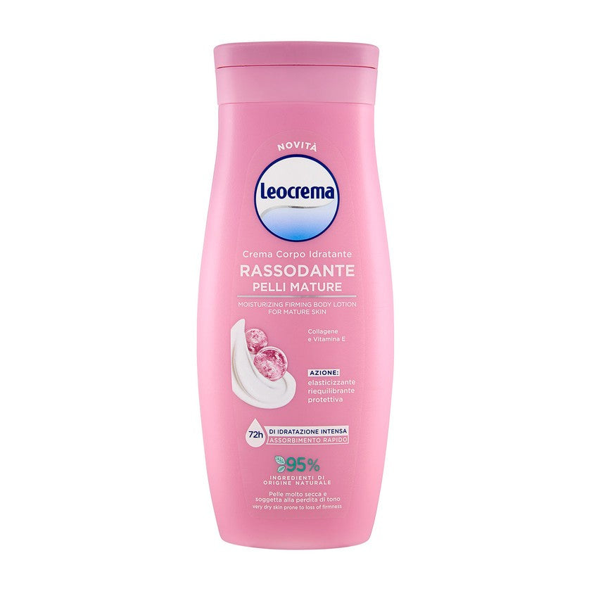 Leocrema Kiinteyttävä ja kosteuttava vartalovoide ikääntyvälle iholle 250 ml