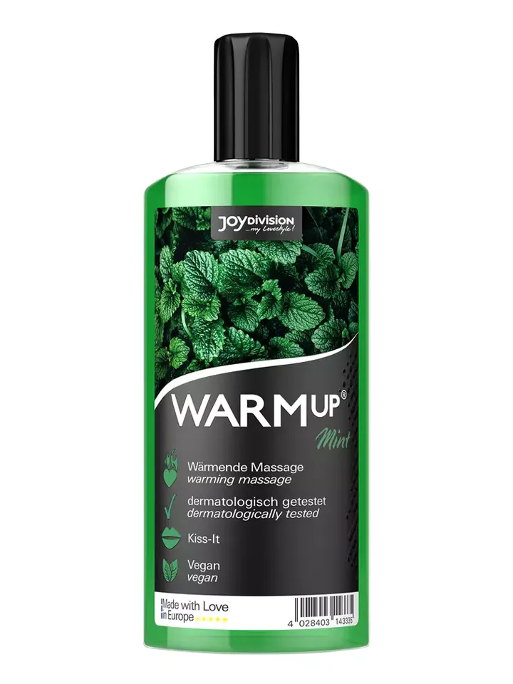 Joydivision Warm-up Massage Oil Mint Scent 150 ml Hierontaöljy