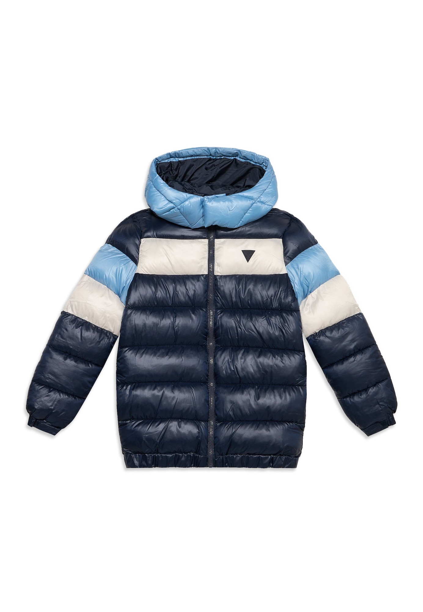 GUESS Talvitakki laivastonsininen / vaaleansininen / offwhite