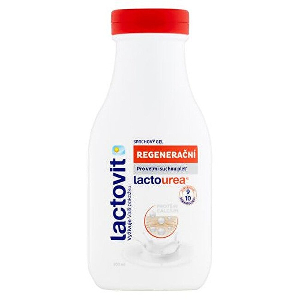 Lactovit Elvyttävä suihkugeeli Lactourea maitoproteiineilla - 500ml