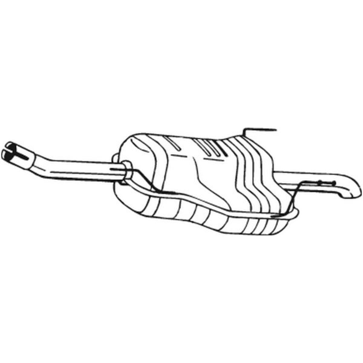 Takaäänenvaimentaja BOSAL 185-129