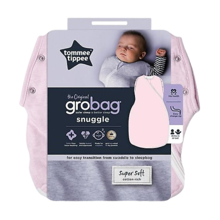 Tommee Tippee Grobag Snuggle 1 Vaaleanpunainen - 0-4 kuukautta