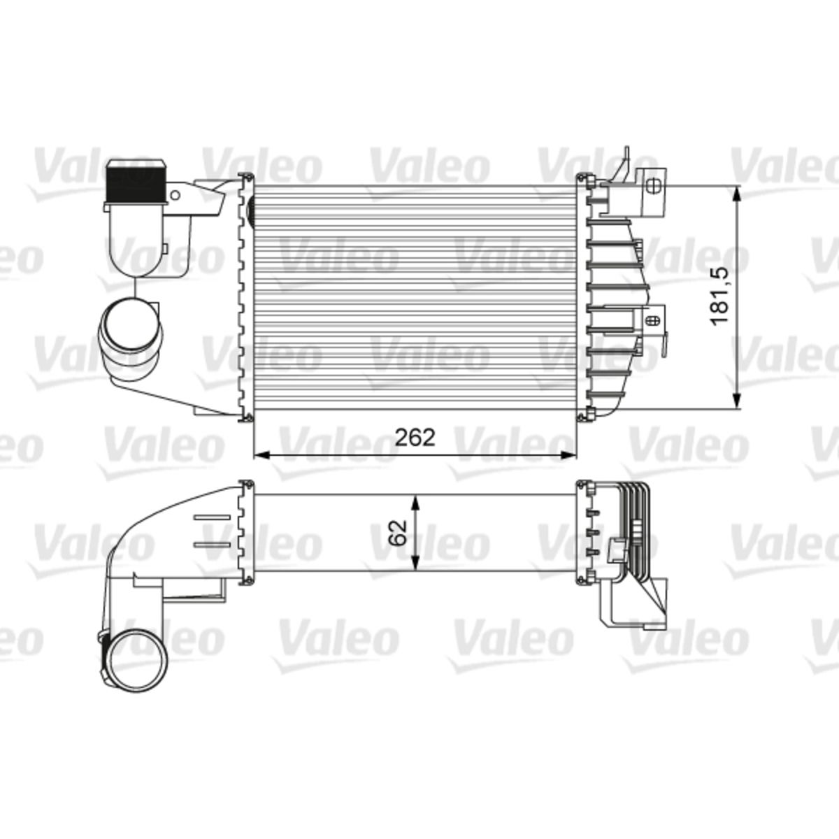 Välijäähdytin VALEO 818627