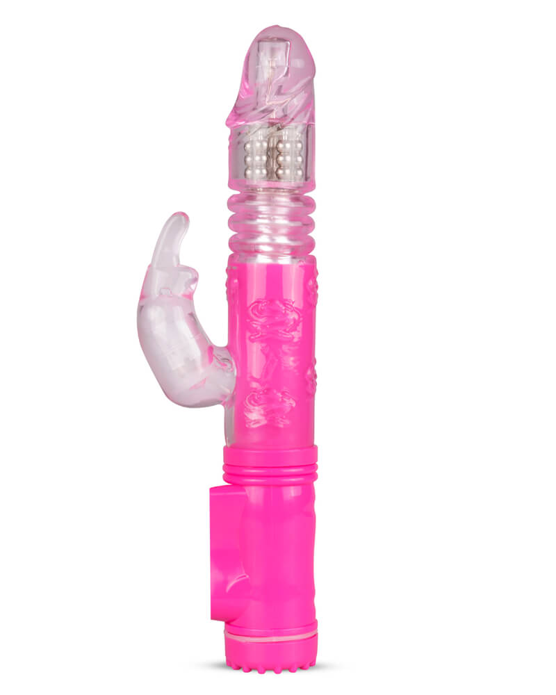 Easytoys Thrusting Rabbit Vibrator Pink Jänisvibraattori