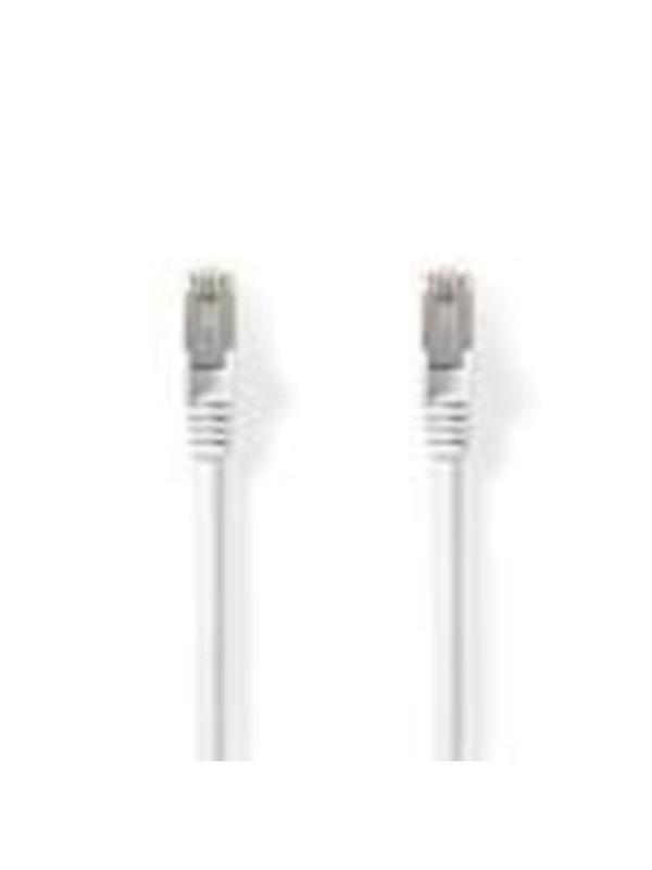 Nedis Cat 8.1 verkkokaapeli | S/FTP | RJ45 uros | RJ45 uros | 20.0 m | Pyöreä | LSZH | Valkoinen | Label