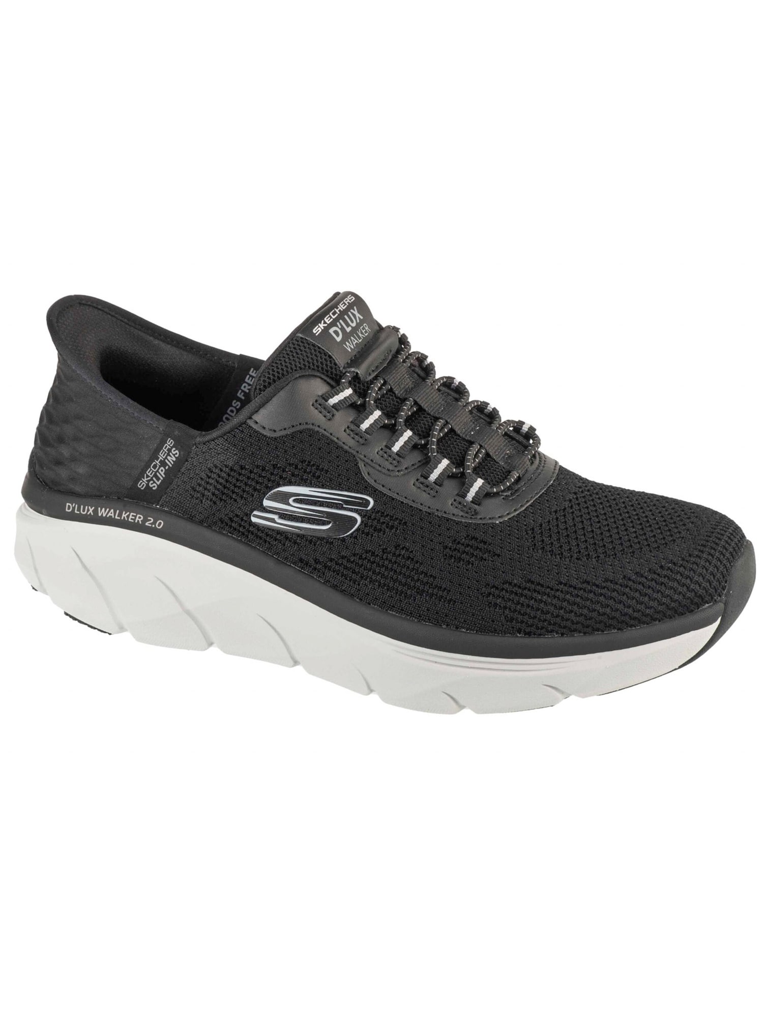 SKECHERS Matalavartiset tennarit 'D'Lux Walker 2.0' musta