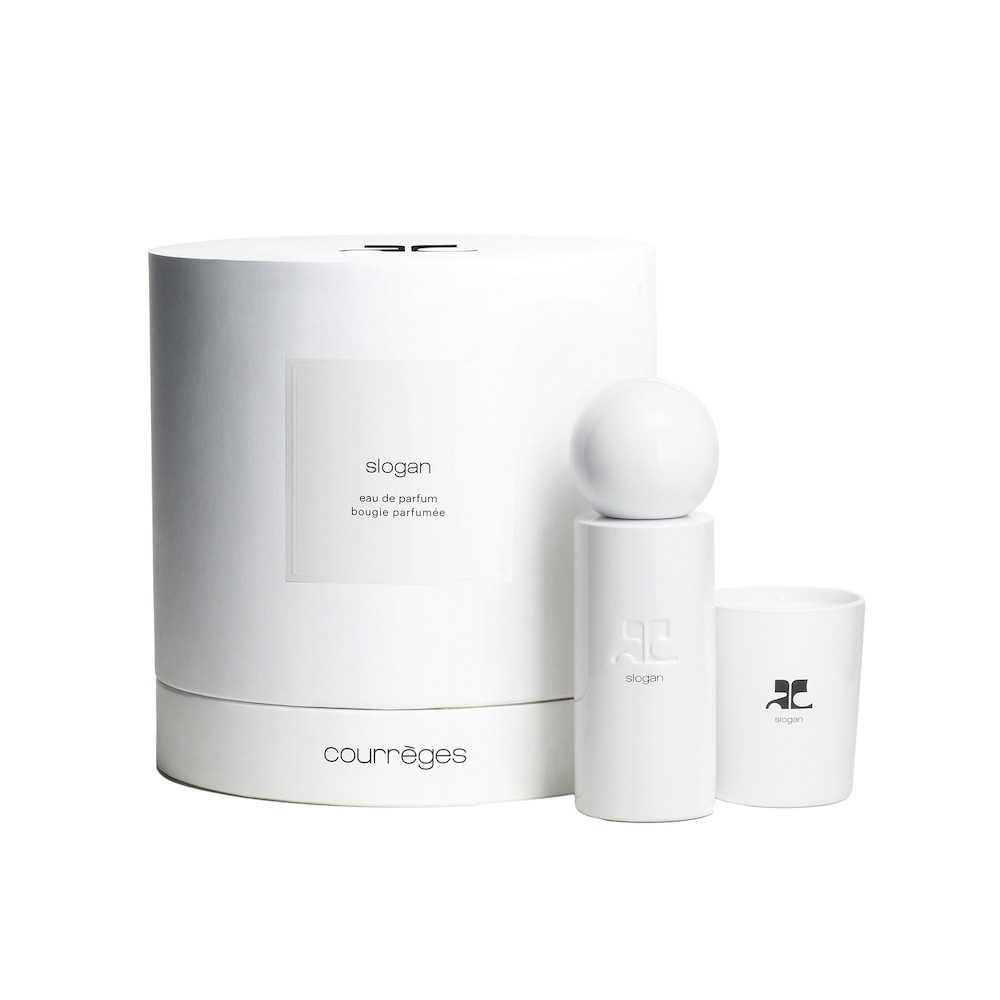 Courreges Set Courrèges: Slogan, Eau De Parfum, unisex, 100 ml + Slogan, tuoksukynttilä, 75 g