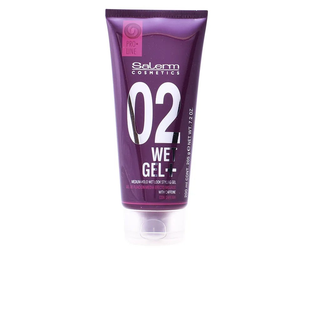 Salerm Cosmetics Wet Gel + medium hold wet effect mallinnus 200 ml
