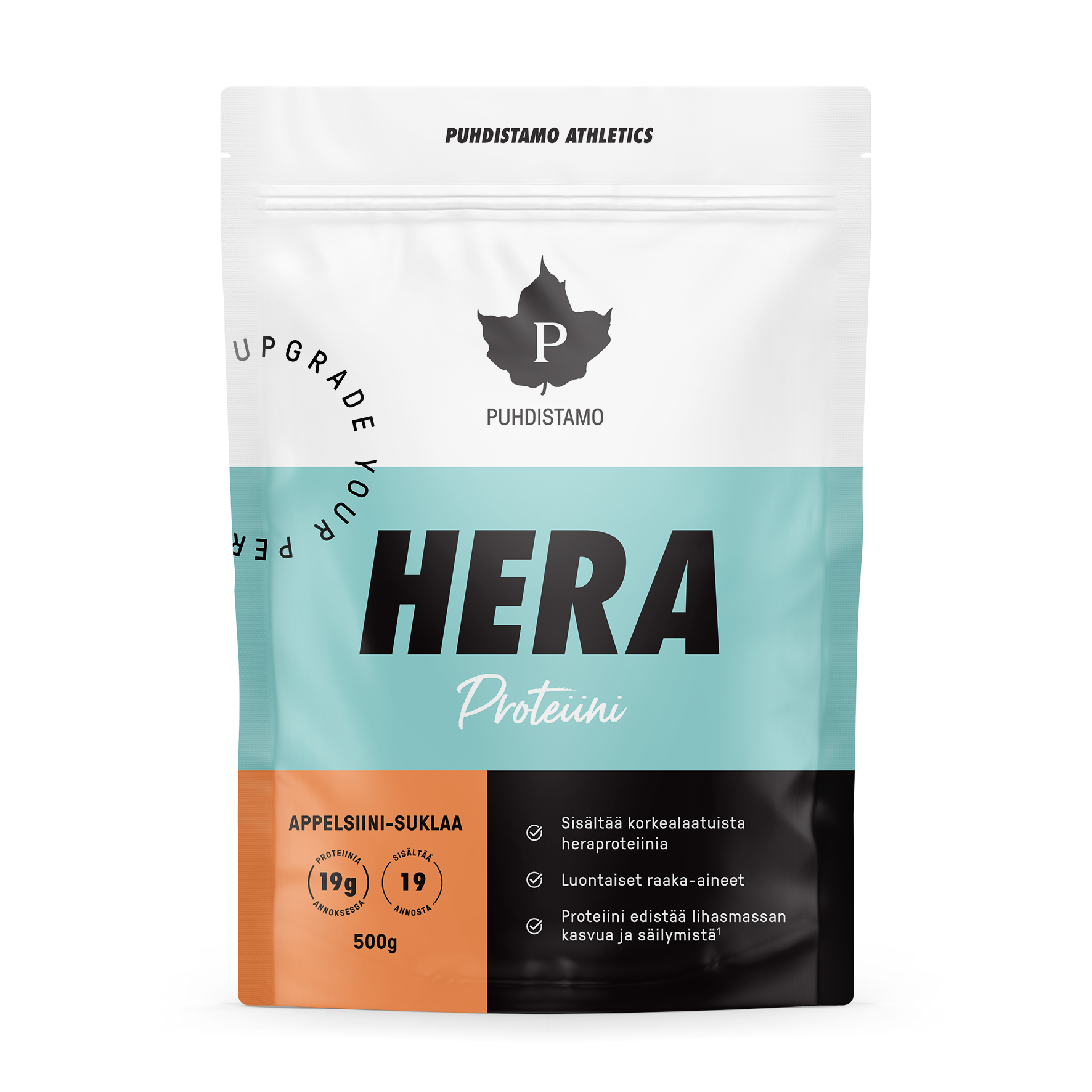 Puhdistamo Athletics Heraproteiini, Appelsiini-Suklaa 500 g
