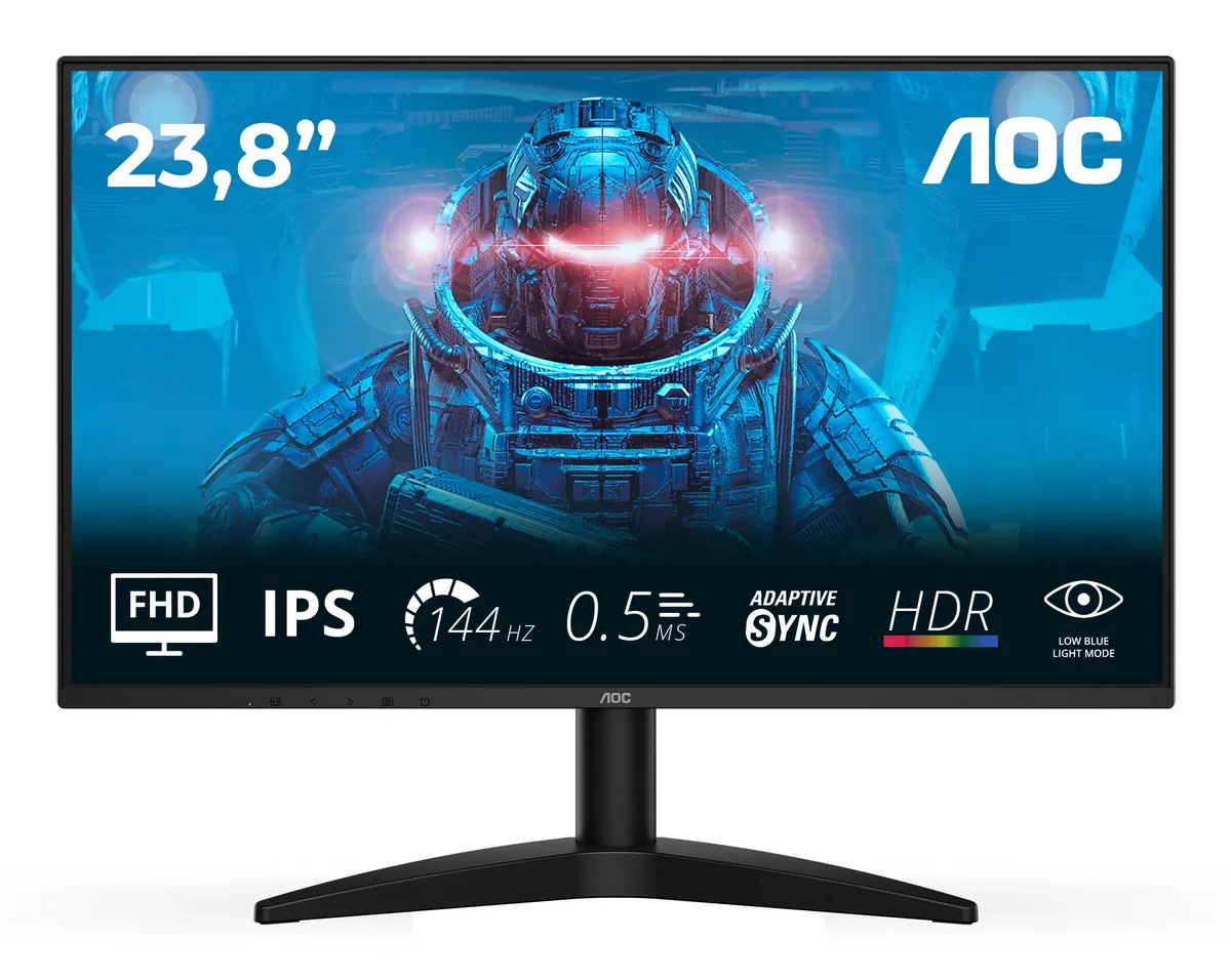 AOC 24B36X 23.8" Full HD, IPS, 144Hz, HDR10 -pelinäyttö