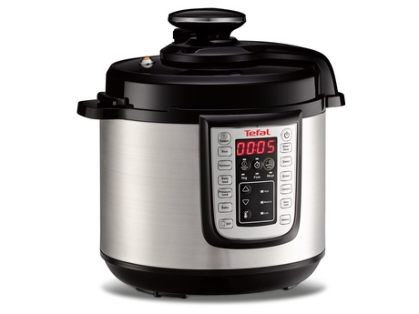 Tefal All-in-One CY505 Pressure Cooker - 6L / Black & Stainless Steel
