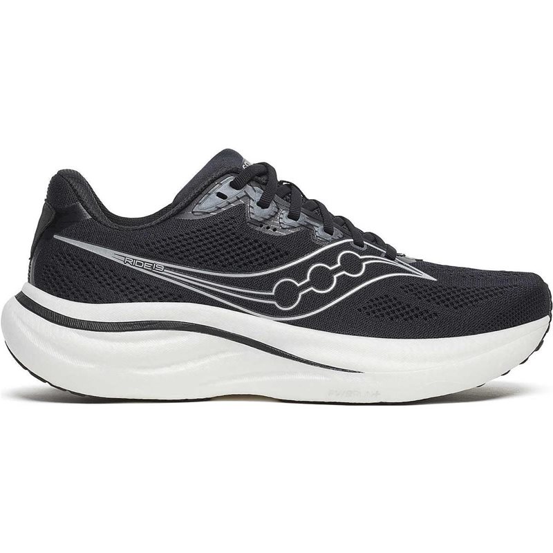 Saucony Ride 19 Wide W Black/Silver - 36