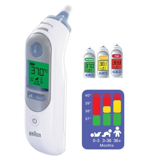 Braun ThermoScan 7 IRT6520 Ikä Tarkkuus - Lämpömittari