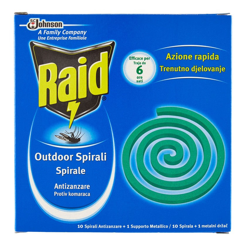 Raid Zampirone Hyönteiskarkotin Pakkaus 10 Kappaletta