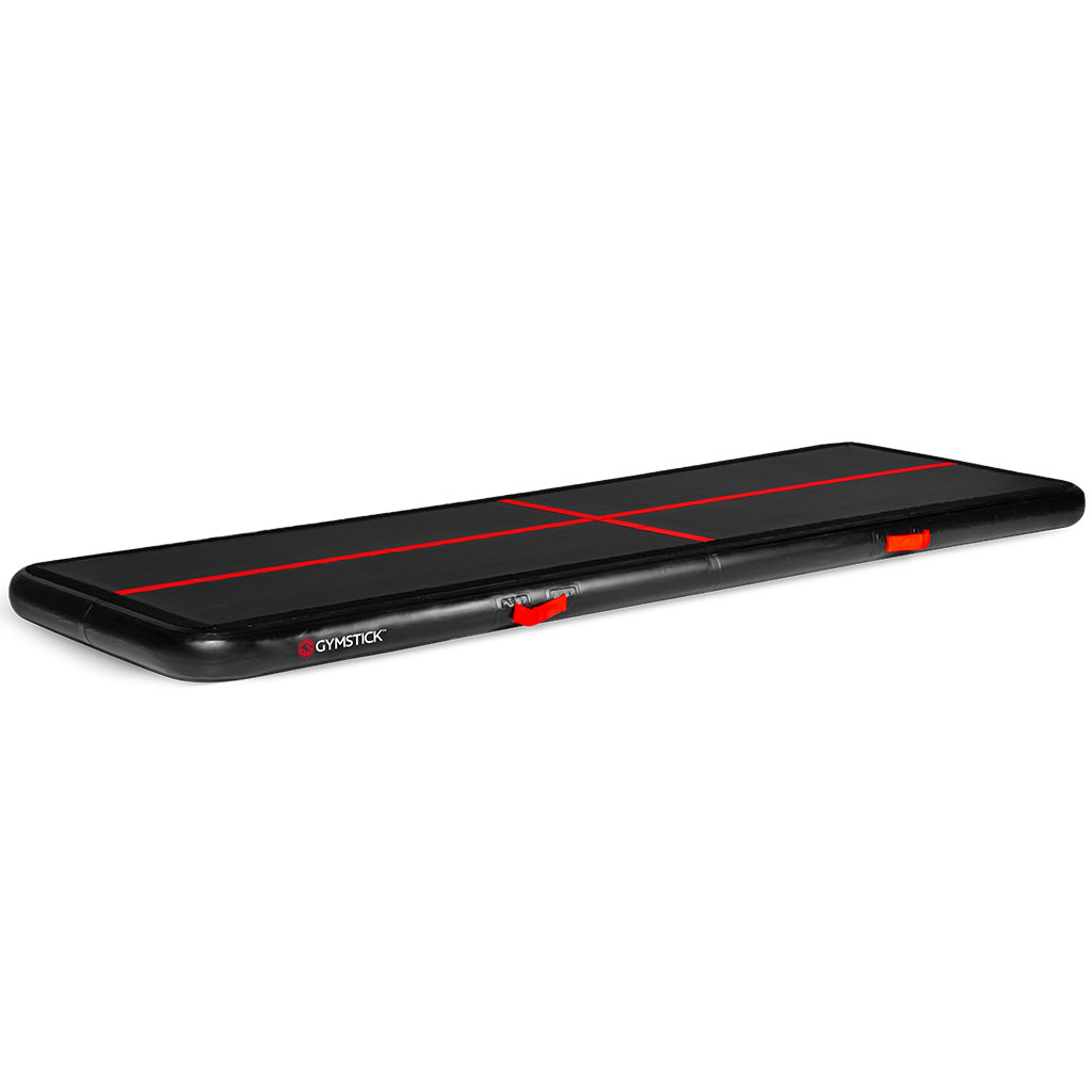 Gymstick Premium Air Track - Ilmavolttirata 3m - Musta-Punainen