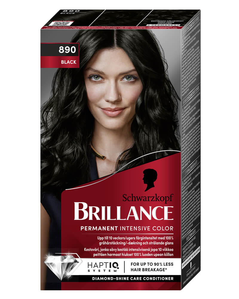 Schwarzkopf Brillance 890 Black (U) 160 ml