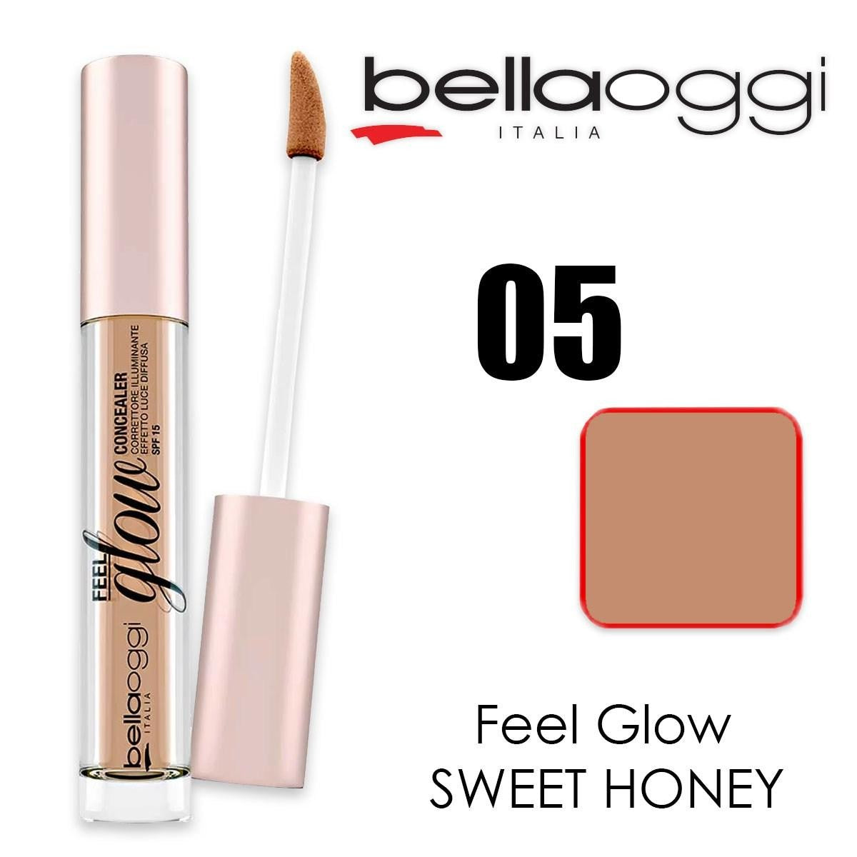 Feel Glow Concealer Kirkastava Peitevoide Spf 15 Sweet Honey