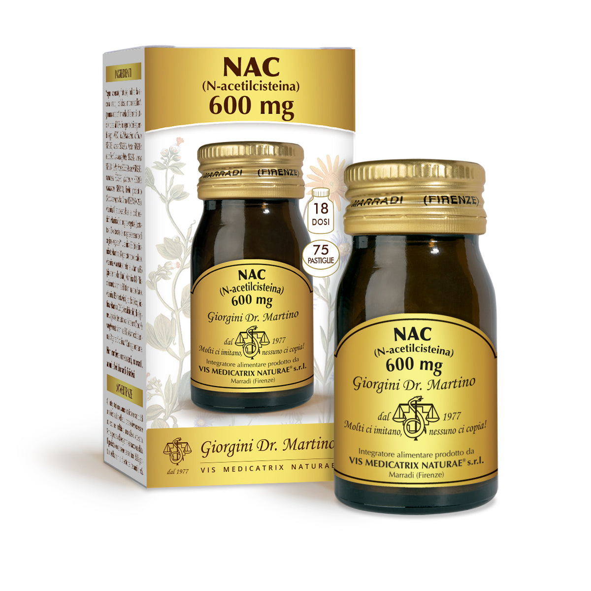 Dr Giorgini nac 30 g - 75 tablettia à 400 mg