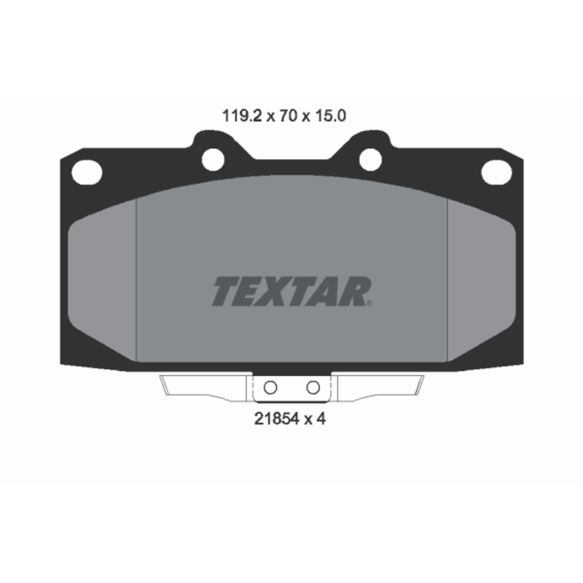 Jarrupalat, levyjarru TEXTAR 2185401
