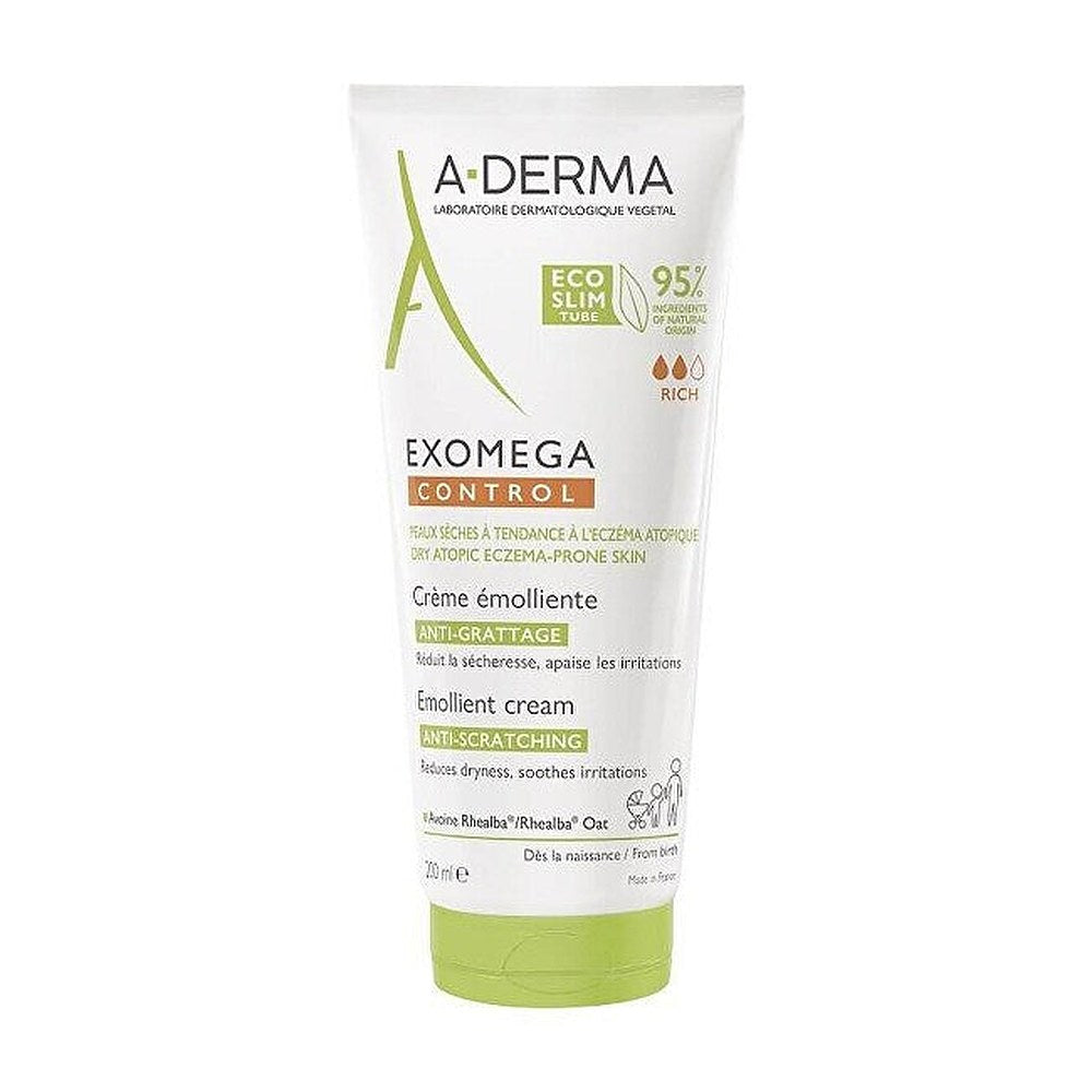 Aderma Crema Emolliente Per Pelli Secche Soggette A Eczema Atopico Exomega Control 200 ml — Crema corpo