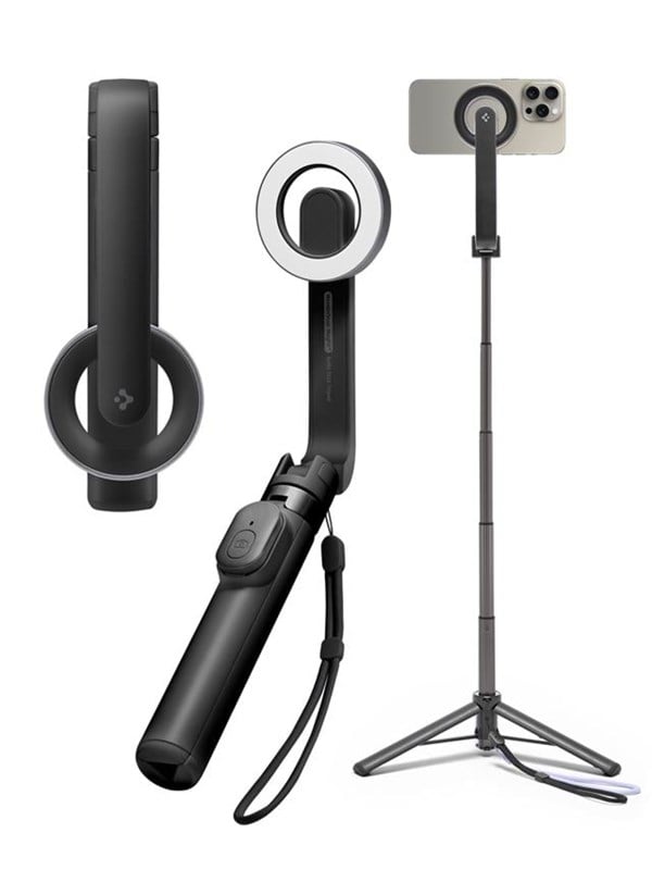 Selfie stick Spigen S571W MagSafe Tripod czarny (AMP07656)