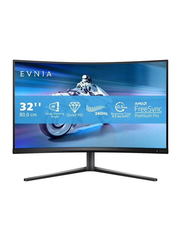 Philips Evnia 5000 32M2C5500W 32 2560 x 1440 (2K) HDMI DisplayPort 240Hz