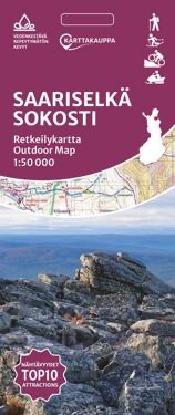 Karttakauppa Saariselkä Sokosti 1:50000 retkeilykartta, suomi