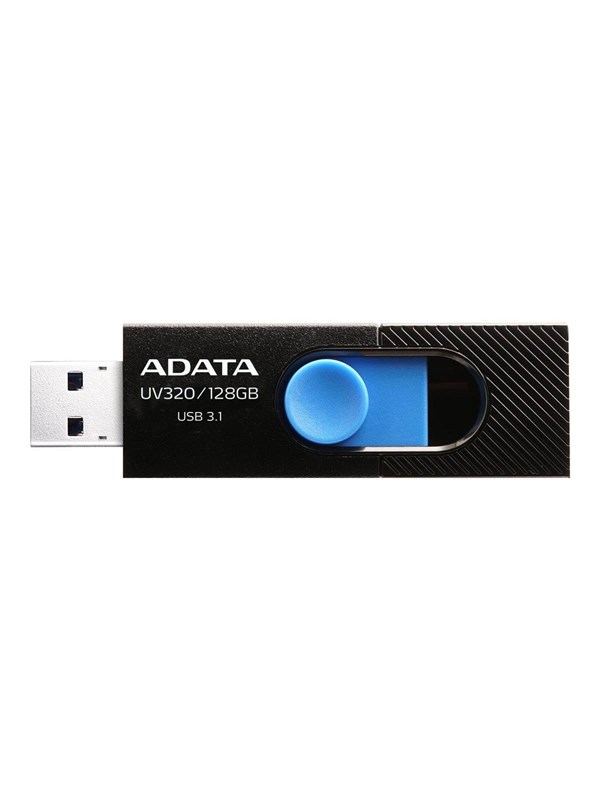ADATA UV320 USB-muisti, 64GB, USB 3.1, musta/sininen