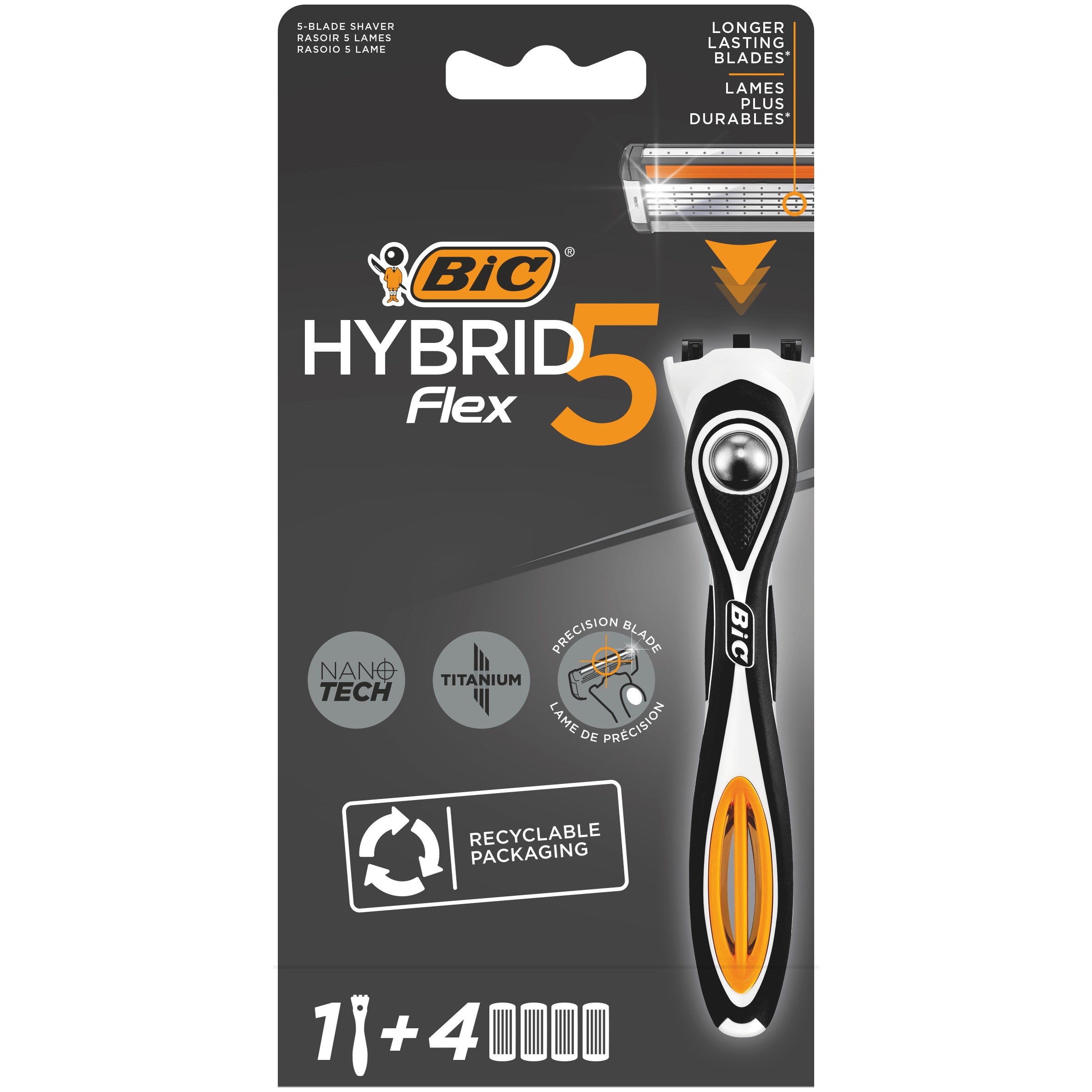 Bic BIC Hybrid 5 Flex partakone 3086123644984 Vastaa: N/A