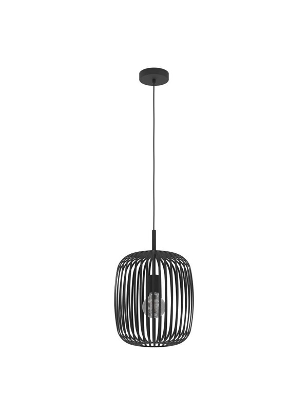 Romazzina-riippuvalaisin, musta, Ø 33 cm, metalli, E27